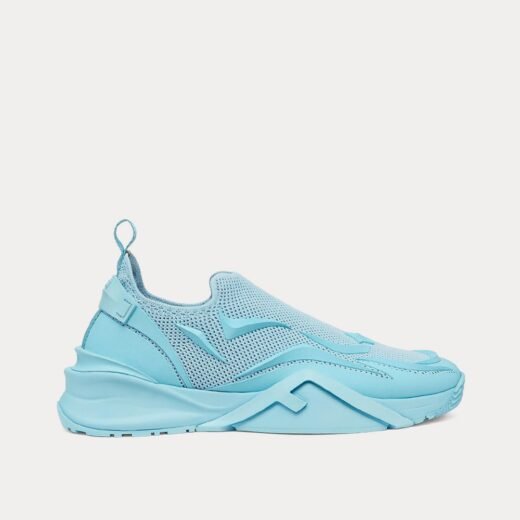 Fendi Baskets Flow Mesh Running bleu clair à enfiler – 35
