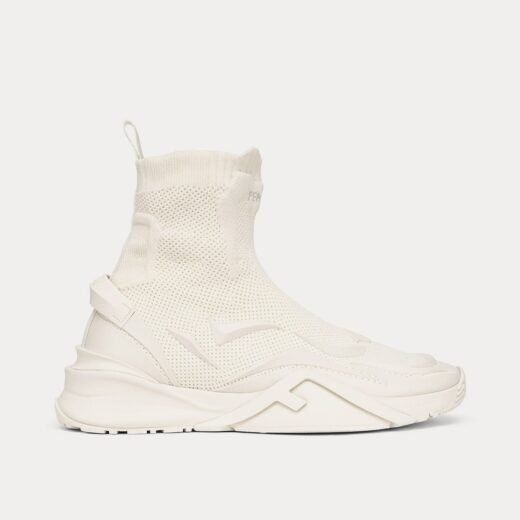Fendi Baskets montantes Flow Mesh blanches – 35