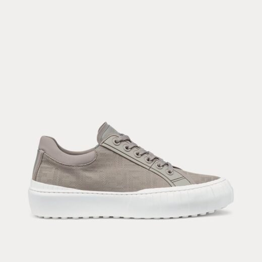 Fendi Baskets basses Force en tissu gris – 35