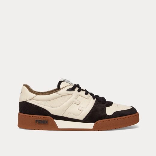 Fendi Baskets basses Match en daim noir – 35