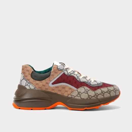 Gucci Baskets basses GG Rhyton marron – 35