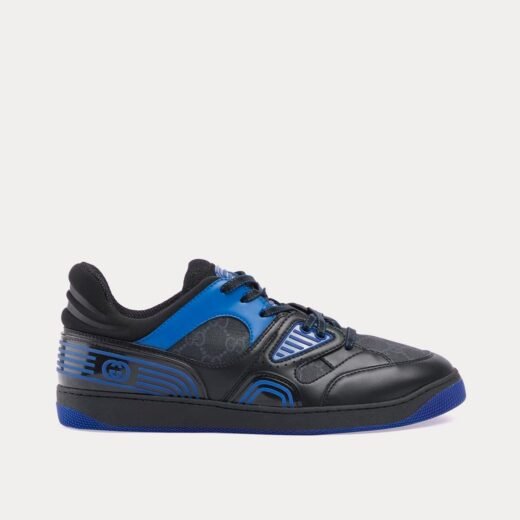 Gucci Baskets basses GG Basket bleu/noir – 35