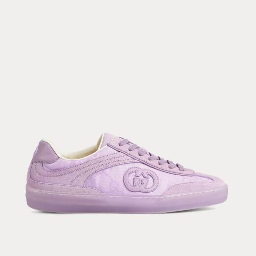 Gucci Baskets basses G75 en daim lilas – 35
