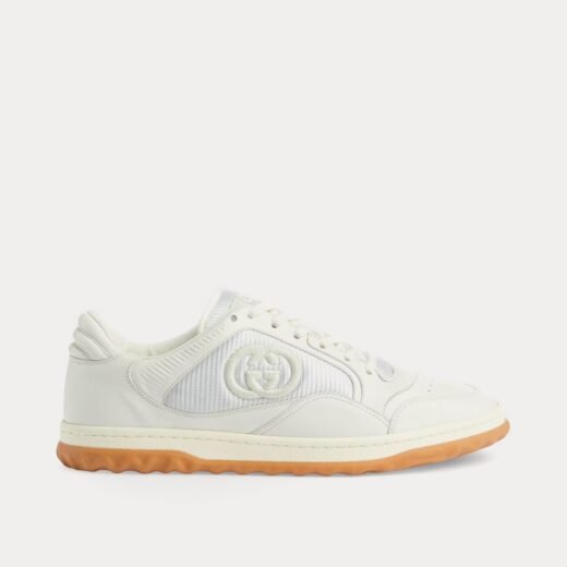 Gucci Baskets basses en cuir blanc cassé MAC80 – 35