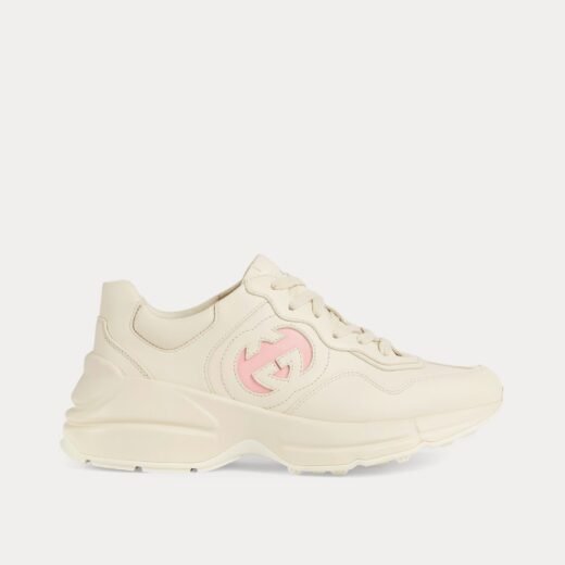 Gucci Baskets basses Rhyton Interlocking G ivoire – 35