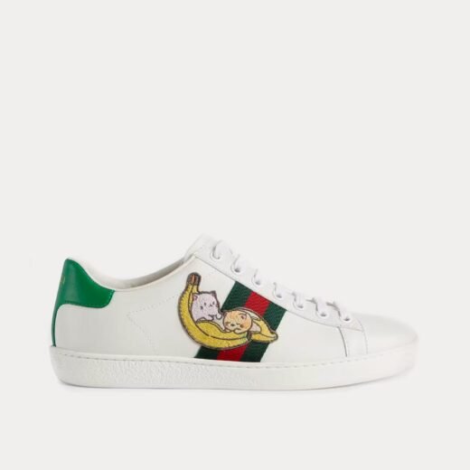 Gucci Baskets basses blanches Bananya Ace – 35