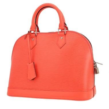 Sac à main Louis Vuitton Alma petit modèle en cuir épi rose