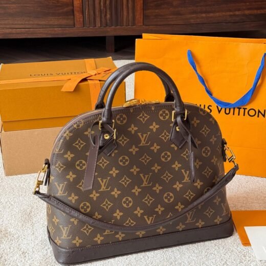 Louis Vuitton Sac à main forme Alma Monogram marron