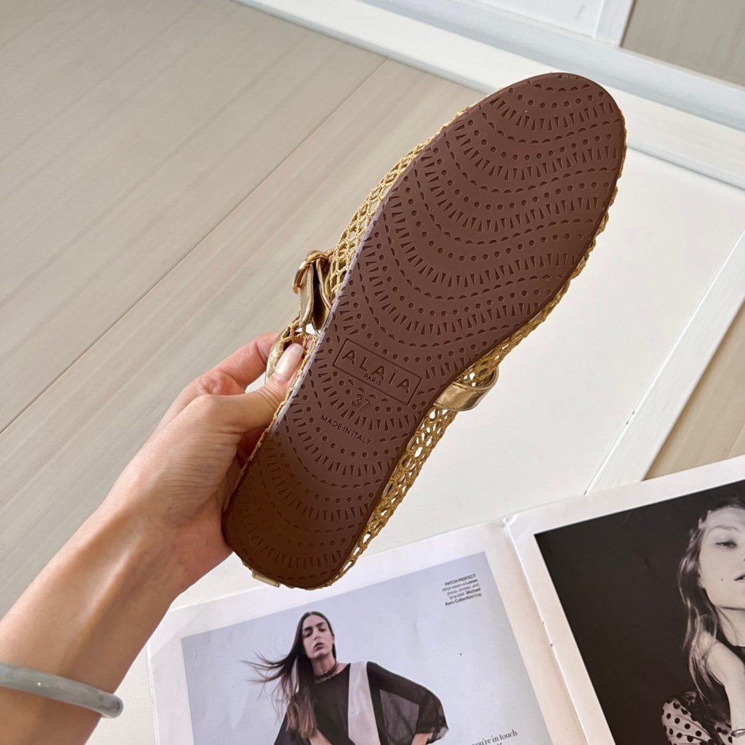 Alaïa Ballerine Alaïa Jaune, Confort Absolu et Style Élégant – Image 7