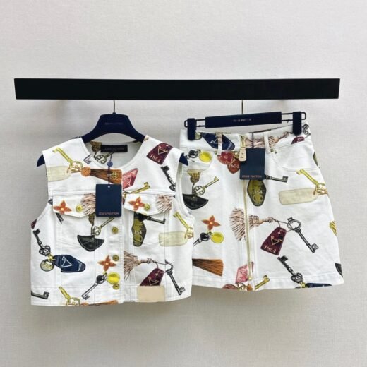 Louis Vuitton Ensemble Femme Imprimé Clés 1854