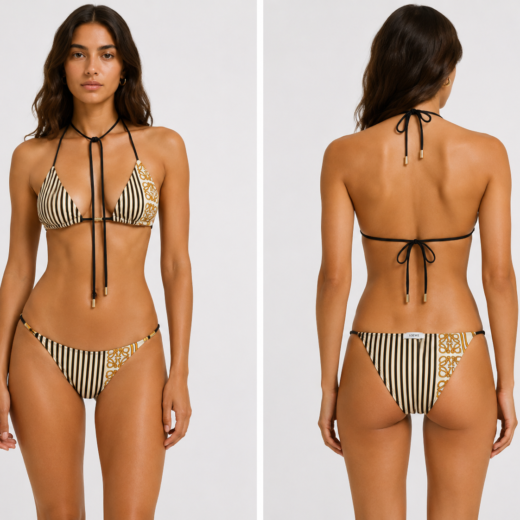 Loewe Bikini triangle rayé Anagram