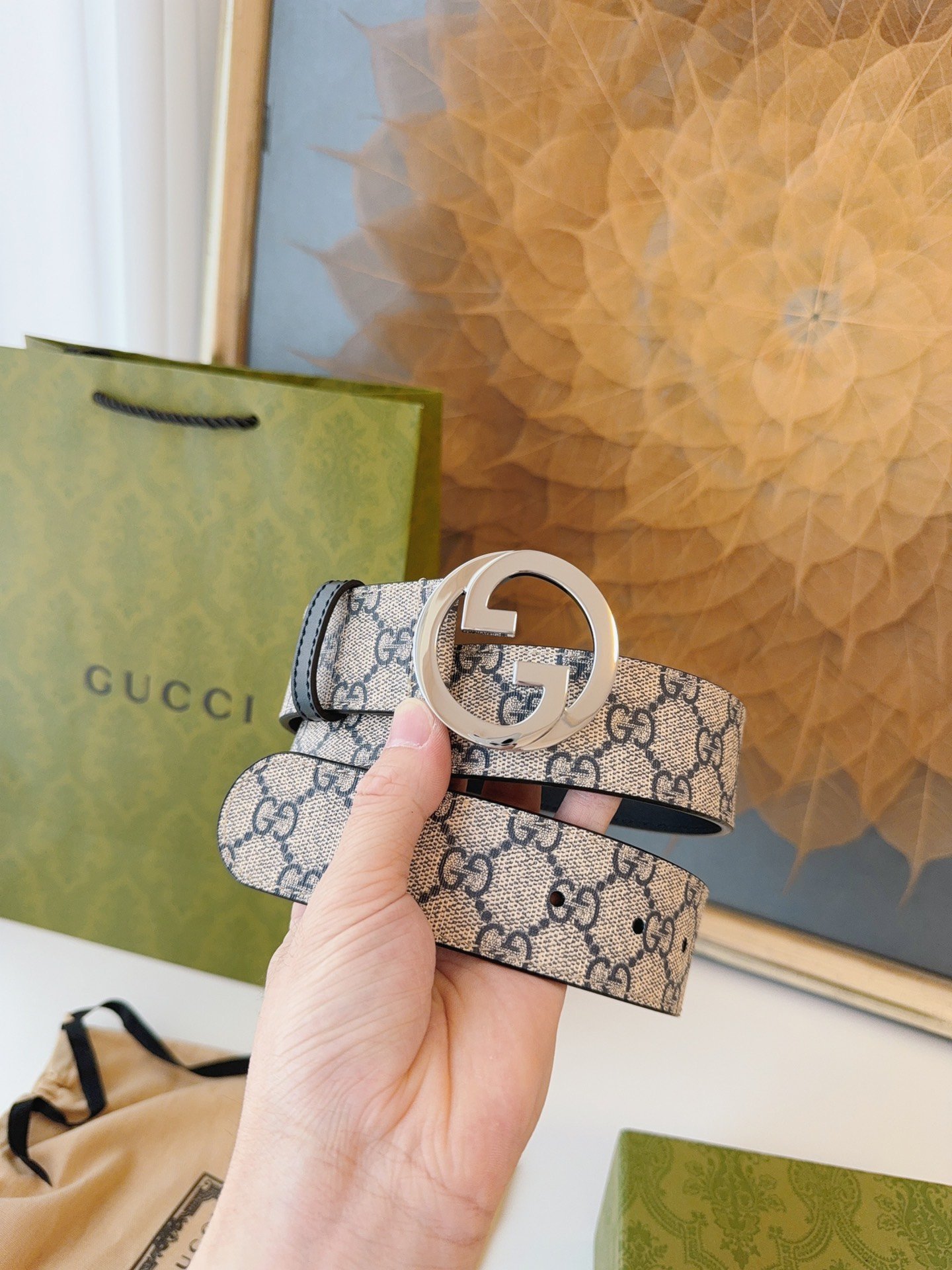 Gucci ceinture Interlocking G réversible – Image 3