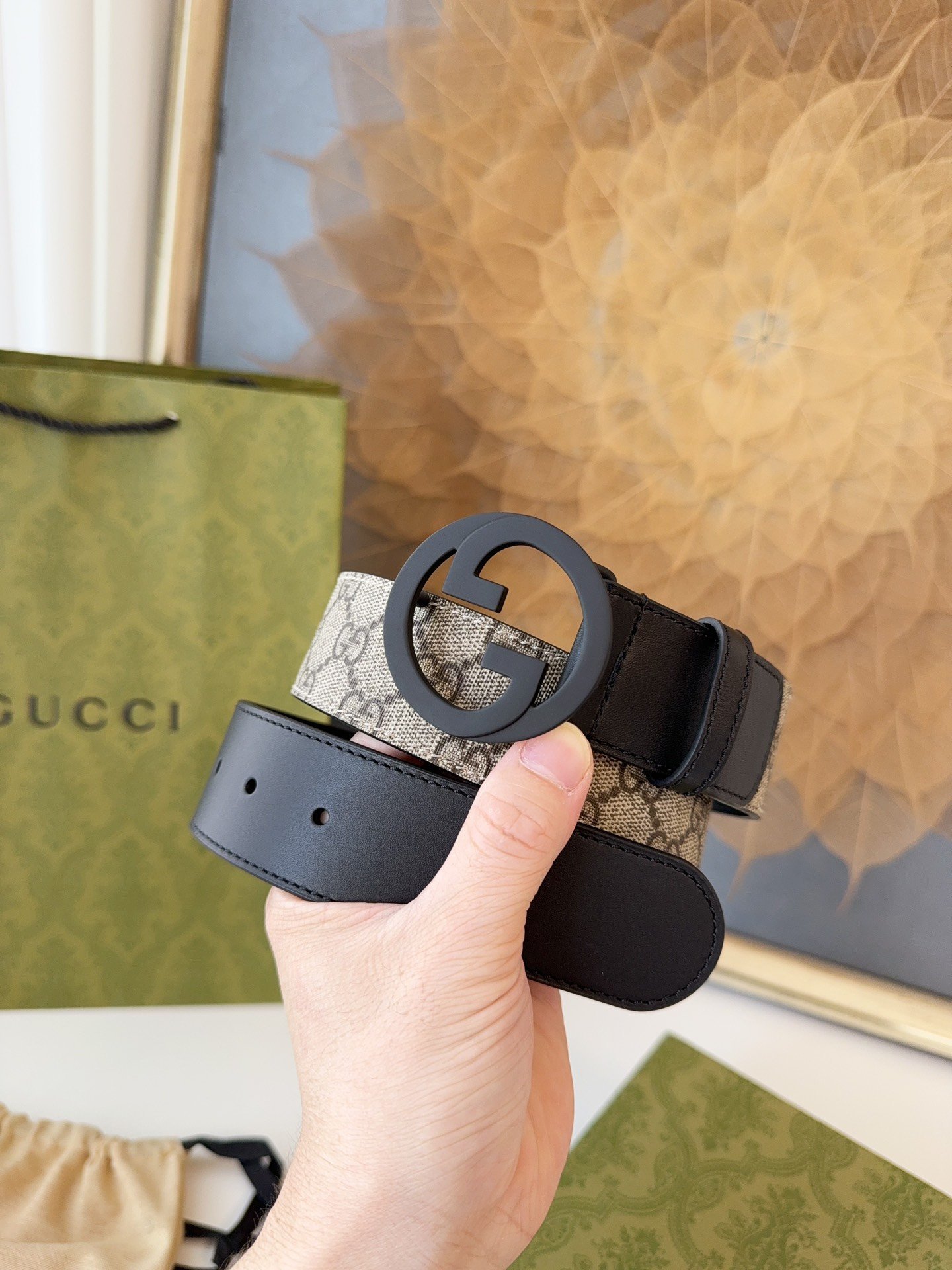 Gucci ceinture Interlocking G réversible – Image 4