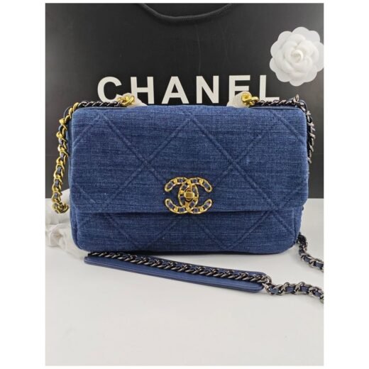 Chanel Flap Bag Denim – Bleu denim