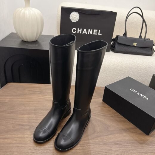 Chanel Bottes cavalières CC