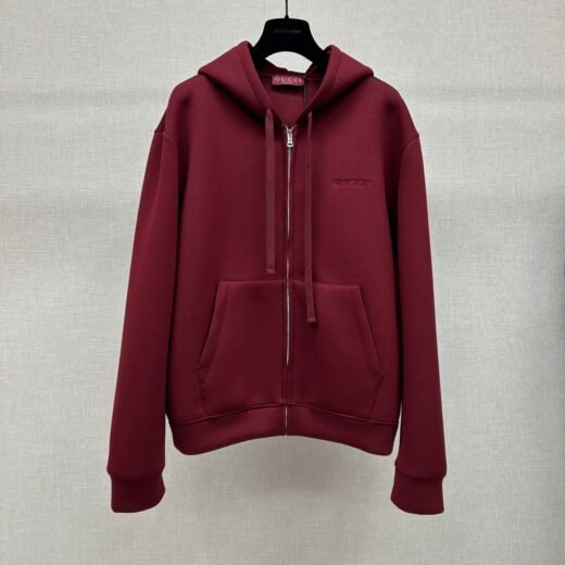 Gucci Logo zip hoodie