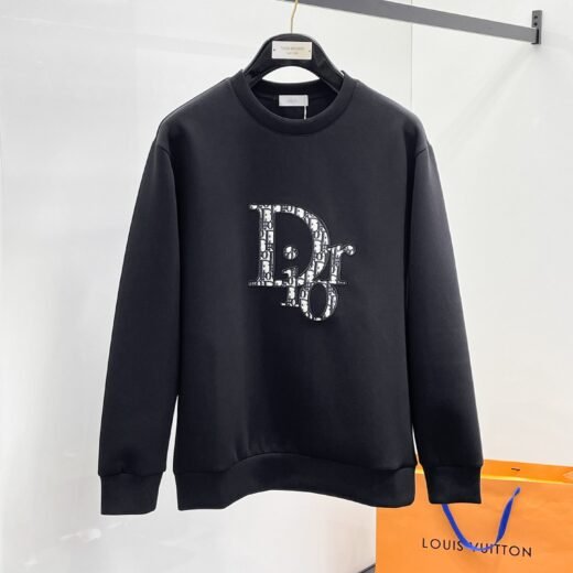 Dior Sweat-shirt à logo – noir et blanc