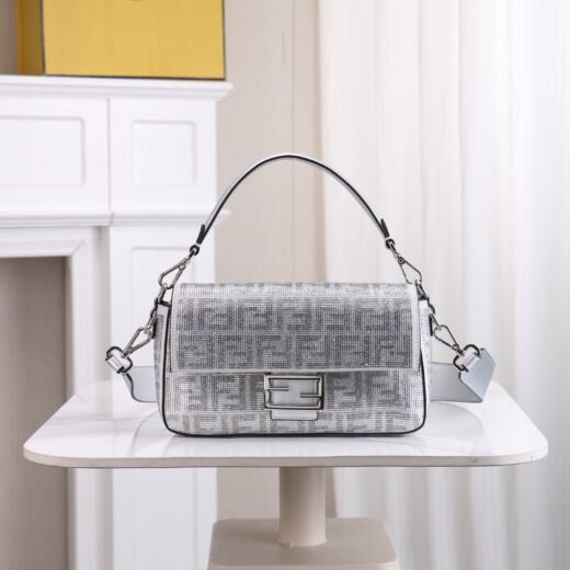 Fendi Baguette Mini FF Argent